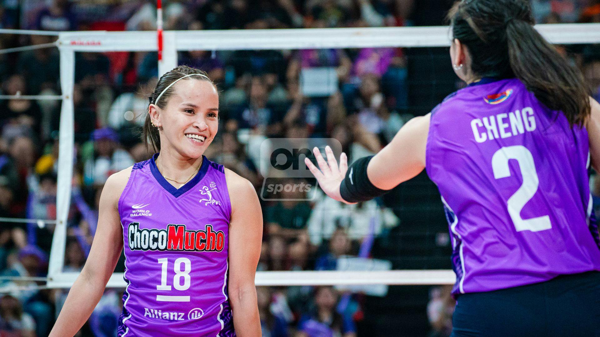 Sisi Rondina, Choco Mucho eye fifth straight win vs. Nxled